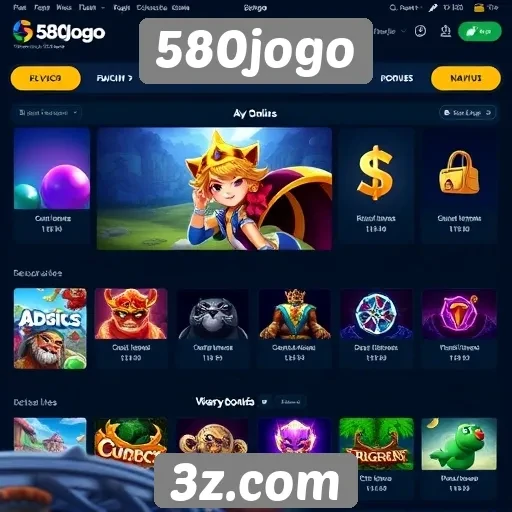 Explorando a interface do site 580jogo